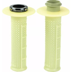 Paire de poignées RENTHAL MX Lock-On Aramid R-Works Tapered - semi-gaufré