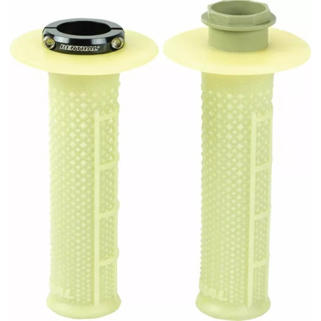 Paire de poignées RENTHAL MX Lock-On Aramid R-Works Tapered - semi-gaufré
