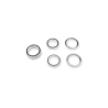 Ensemble de rondelles d’écartement V BIKE de direction a-head 1-1/8'' aluminium argent