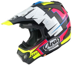 Casque ARAI MX-V EVO Battle – Jaune XS