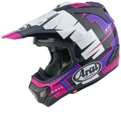 Casque ARAI MX-V EVO Battle – Violet S