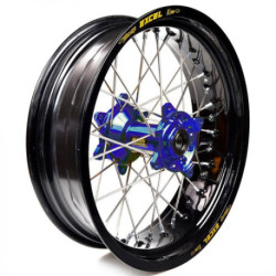 Roue complète Haan wheels YZF 250 / 450 99-08, YZ / WR 99-11 17 x 4.50 moyeu bleu / cercle noir
