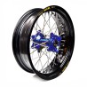 Roue complète Haan wheels SX et SXF 13-15 17 x 4.50 moyeu bleu / cercle noir