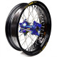 Roue complète Haan wheels YZF 250 / 450 99-08, YZ / WR 99- 17 x 5,00 moyeu bleu / cercle noir