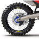 Roue complète Haan wheels SX et SXF et EXC 95-15 17 x 5,00 cercle noir / moyeu bleu
