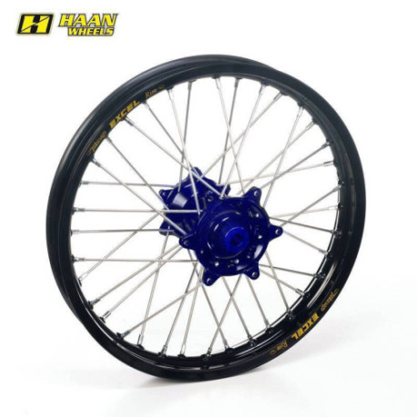 Roue complète Haan wheels SX et SXF 13-22 19 x 2,15 moyeu rouge / cercle noir