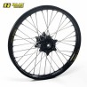 Roue complète Haan wheels SX et SXF 15- / EXC 16- 17 x 3,50 cercle noir / moyeu noir, rayons noir