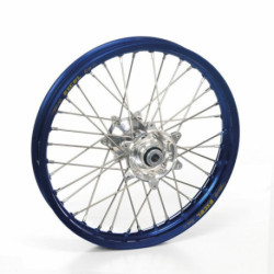 Roue complète Haan wheels YZF 250 / 450 14- 21 x 1,60 cercle bleu / moyeu poli