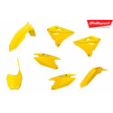 Kit plastiques Polisport 125 RM / 250 RM 2001 à 2008 couleur jaune