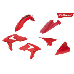 Kit plastiques Polisport BETA RR 2018 à 2019 couleur rouge
