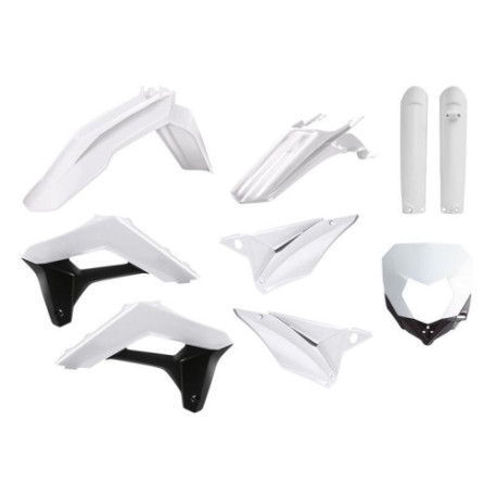 Kit plastiques Polisport SHERCO 2017- couleur blanc