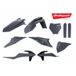 Kit plastiques Polisport KTM SX / SXF 2019 à 2022 couleur gris