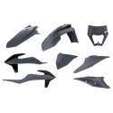 Kit plastiques Polisport KTM EXC / EXC-F 2020 à 2023 couleur gris