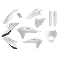 Kit plastiques Polisport GAS GAS EC / ECF 2021 à 2023 couleur blanc