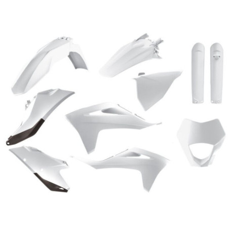 Kit plastiques Polisport GAS GAS EC / ECF 2021 à 2023 couleur blanc