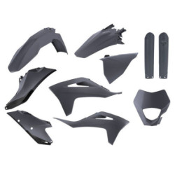 Kit plastiques Polisport GAS GAS EC / ECF 2021 à 2023 couleur gris