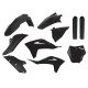 Kit plastiques Polisport GAS GAS MC / MCF 2021 à 2023 couleur noir