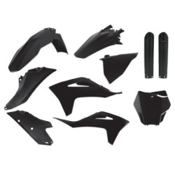 Kit plastiques Polisport GAS GAS MC / MCF 2021 à 2023 couleur noir