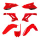 Kit plastiques Polisport 125 CR / 250 CR 2002 à 2007 Restyle 2022 couleur rouge