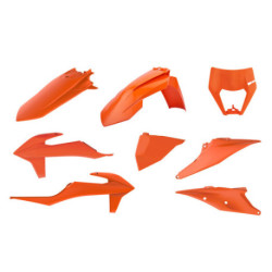 Kit plastiques Polisport KTM EXC / EXC-F 2020 à 2023 couleur orange