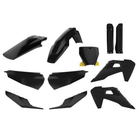 Kit plastiques Polisport TC / FC 2019 à 2022 couleur noir