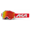 Masque AKA Vortika race Blanc, rouge, rayures