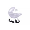 Protection de disque de frein et talon de fourche Polisport 250 KXF / 450 KXF 2019 à 2023 couleur noir blanc