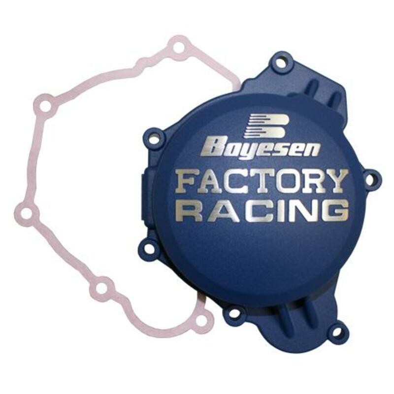 Couvercle d'allumage BOYESEN Factory Racing bleu Yamaha YZ65 Couvercle d'allumage BOYESEN Factory Racing bleu Yamaha YZ65