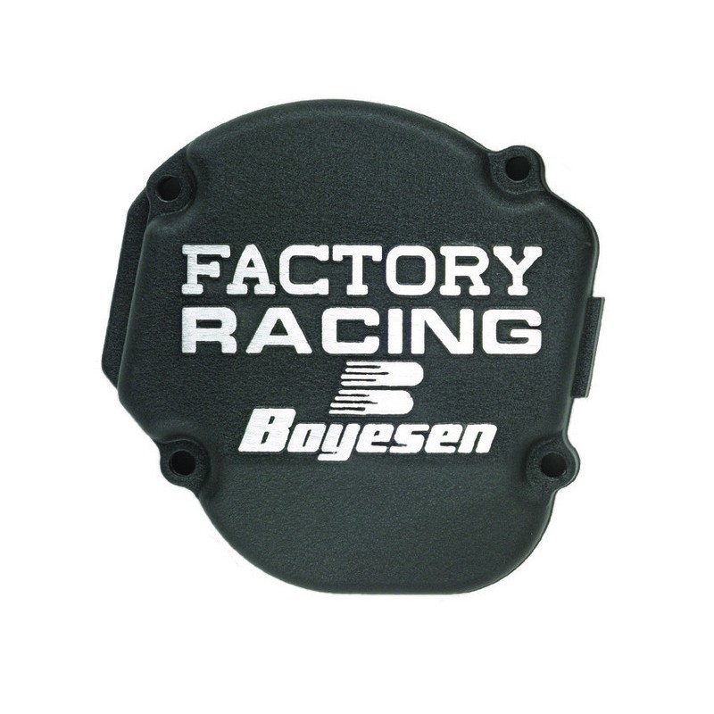 Couvercle d'allumage BOYESEN Factory Racing noir Yamaha PW50 Couvercle d'allumage BOYESEN Factory Racing noir Yamaha PW50