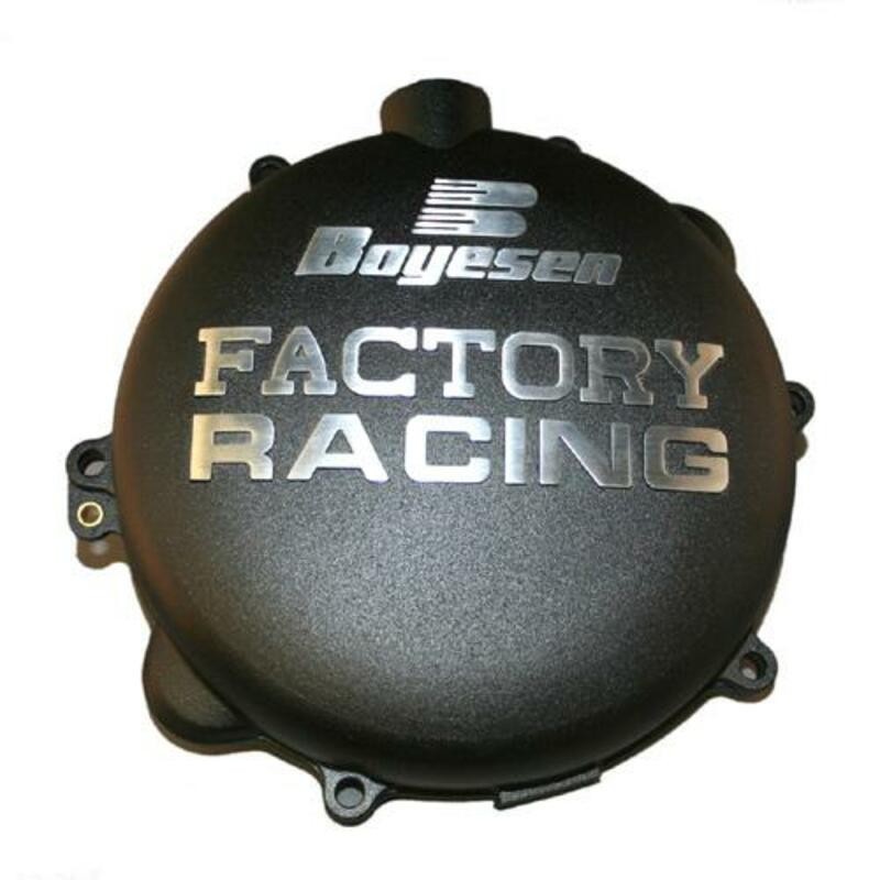 Couvercle de carter d'embrayage BOYESEN Factory Racing noir KTM EXC 250/300 Couvercle de carter d'embrayage BOYESEN Factory Racing noir KTM EXC 250/300