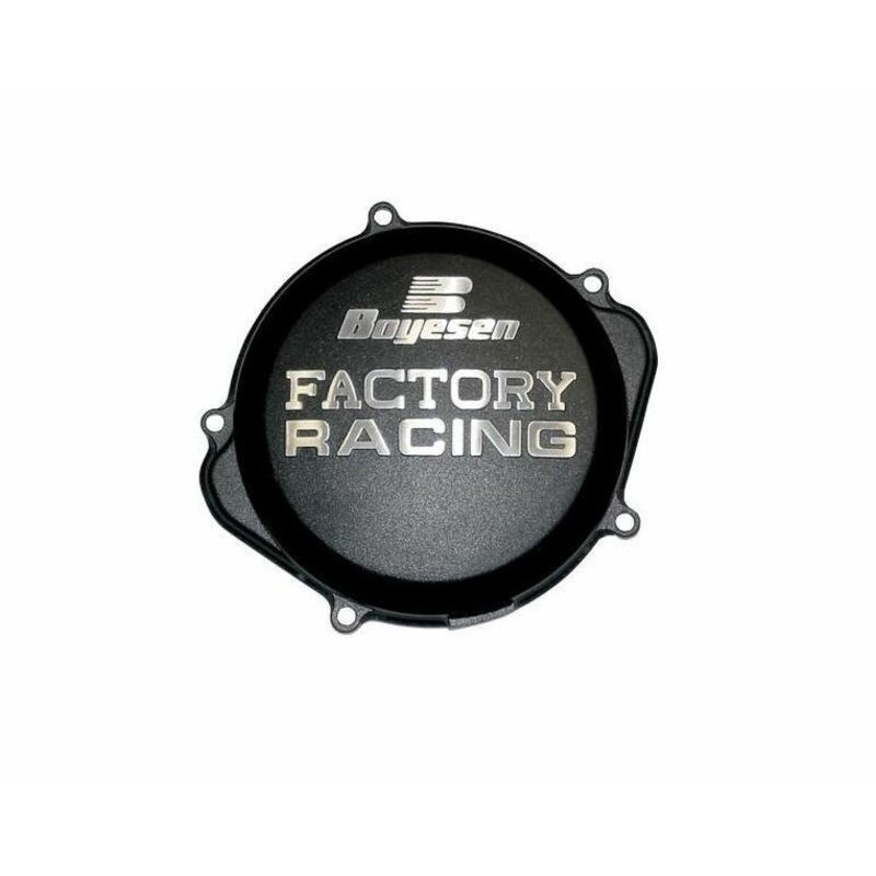 Couvercle de carter d'embrayage BOYESEN Factory Racing noir KTM EXC250/300 Couvercle de carter d'embrayage BOYESEN Factory Racing noir KTM EXC250/300