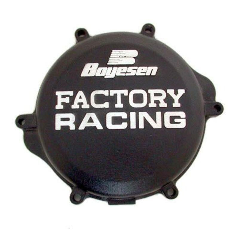 Couvercle de carter d'embrayage BOYESEN Factory Racing noir Suzuki RM-Z125 Couvercle de carter d'embrayage BOYESEN Factory Racing noir Suzuki RM-Z125