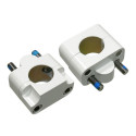 Pontets adaptateur guidon 28.6mm PSYCHIC blanc