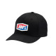 Casquette 100% ESSENTIAL Flex-Fit Noir S/M