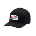 Casquette 100% ESSENTIAL Flex-Fit Noir S/M