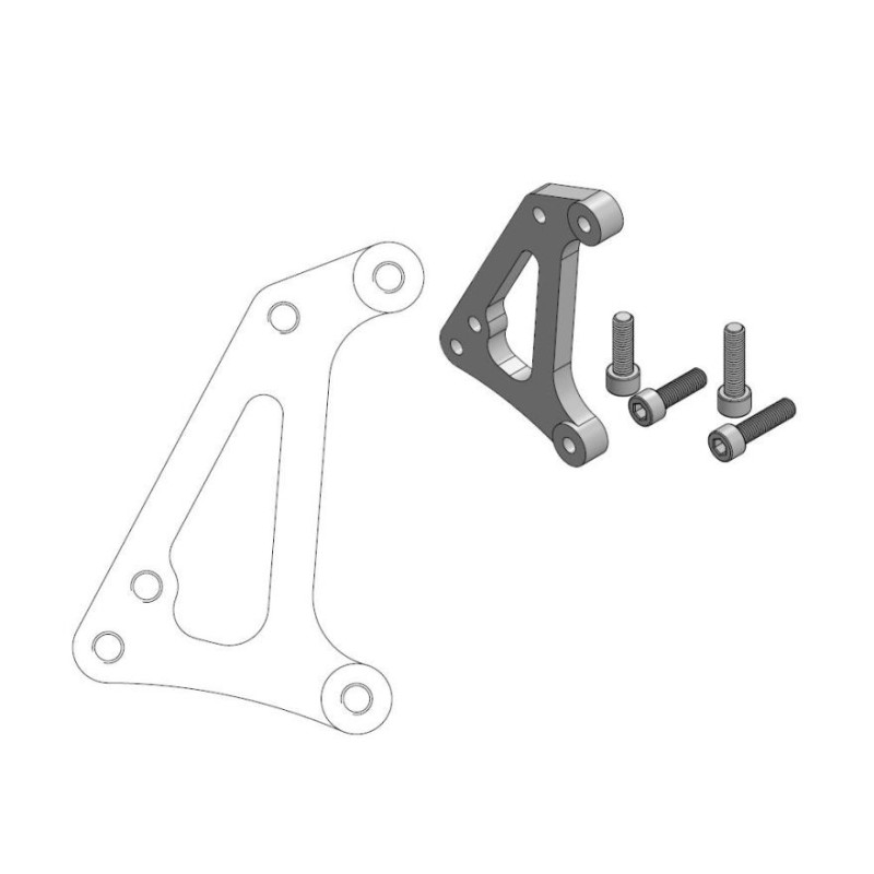 Patte de déport Supermotard Racing Sherco