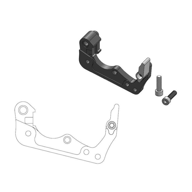 Support avant Offroad 260 KTM noir