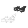 Support étrier arrière HVA Factory 220 noir inclus clips étrier