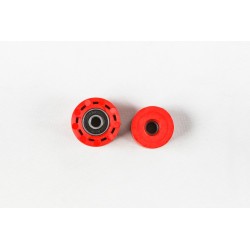 Paire de roulette de chaine UFO 250 CRF 2012 à 2021 / 450 CRF 2012 à 2016 Rouge