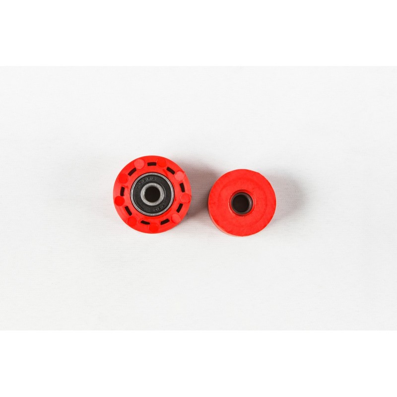 Paire de roulette de chaine UFO 250 CRF 2012 à 2021 / 450 CRF 2012 à 2016 Rouge