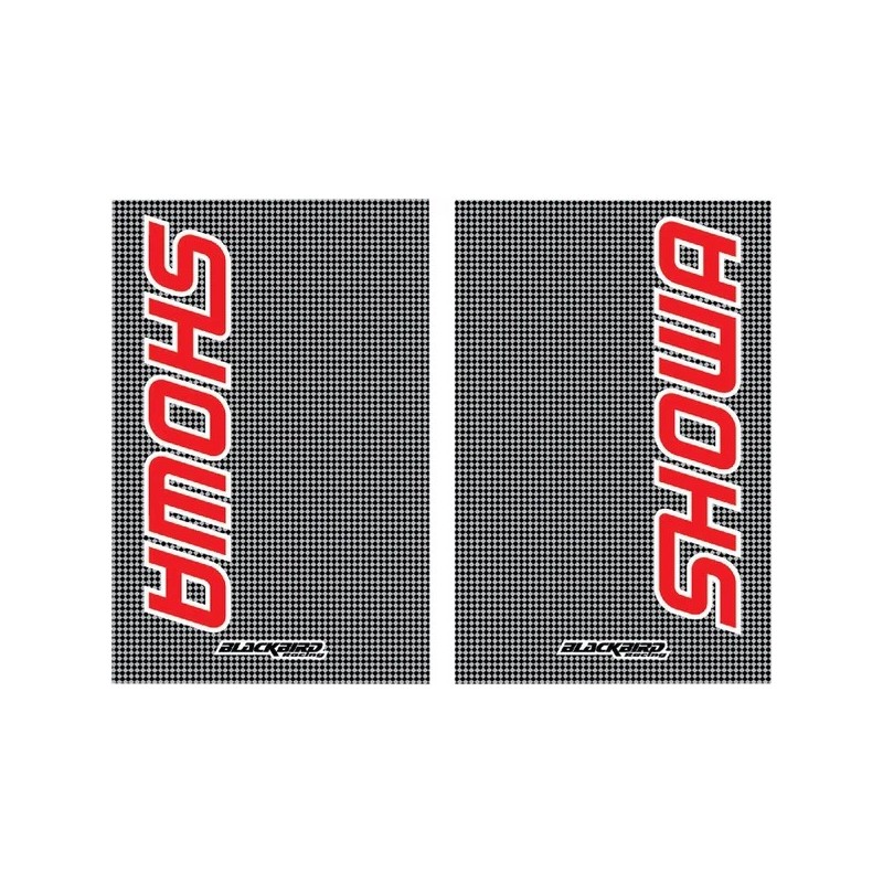 Stickers de protection fourche SHOWA carbone