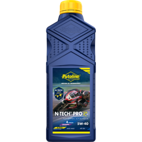 Huile moteur 4 temps Putoline N-Tech® 1 litre Pro R+ 5W-40