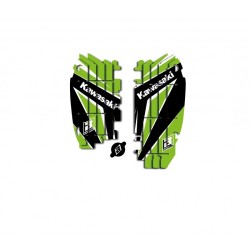 Kit deco de cache radiateur BLACKBIRD Dream Graphic 4 Kawasaki KXF