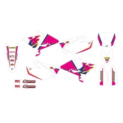Kit deco BLACKBIRD Retro - Yamaha 125 YZ / 250 YZ