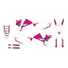 Kit deco BLACKBIRD Retro - Yamaha 125 YZ / 250 YZ