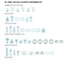 Kit visseries de plastiques UFO 125 YZ / 250 YZ 2002 - Kit visseries de plastiques UFO 125 YZ / 250 YZ 2002 -